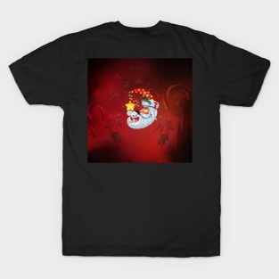 Little christmas mouse on the moon T-Shirt